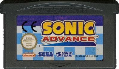 Sonic Advance - Cart - Front
