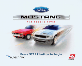 Ford Mustang: The Legend Lives - Screenshot - Game Title Image