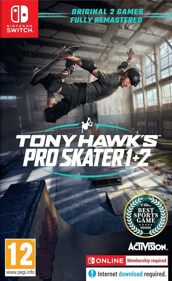 Tony Hawk's Pro Skater 1 + 2 - Box - Front