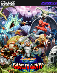 Super Ghouls 'n Ghosts - Fanart - Box - Front