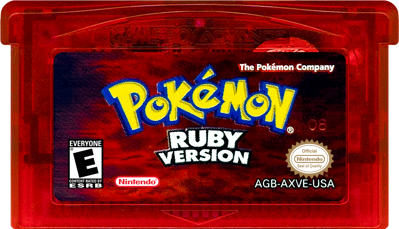 Pokémon Ruby Version - Cart - Front Image