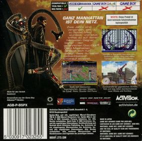 Spider-Man 2 - Box - Back