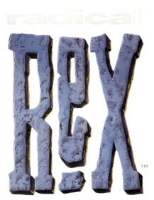 Radical Rex: Shred Pre-historic pavement - Clear Logo Image