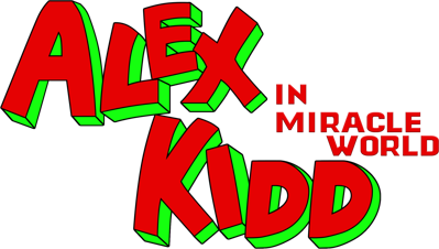 Alex Kidd in Miracle World - Clear Logo