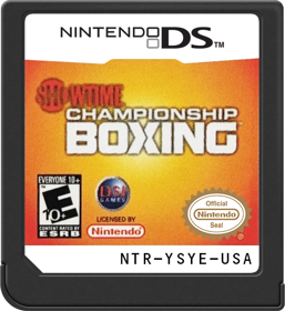 Showtime Championship Boxing - Cart - Front Image