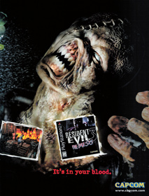Resident Evil 3: Nemesis - Advertisement Flyer - Front