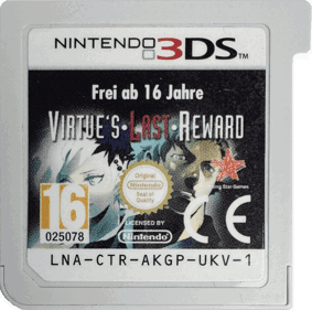 Virtue's Last Reward - Cart - Front