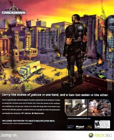 Crackdown - Advertisement Flyer - Front
