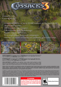 Cossacks 3 - Box - Back