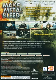 Ace Combat: Assault Horizon - Box - Back