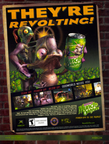 Oddworld: Munch's Oddysee - Advertisement Flyer - Front