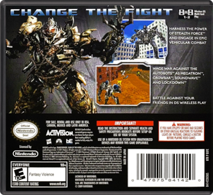 Transformers: Dark of the Moon: Decepticons - Box - Back - Reconstructed