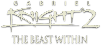 The Beast Within: A Gabriel Knight Mystery - Clear Logo