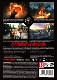 The Witcher: Enhanced Edition - Box - Back