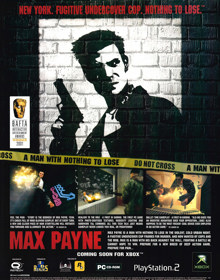 Max Payne - Advertisement Flyer - Front