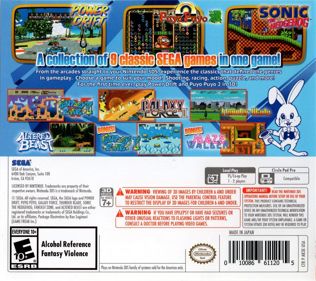 Sega 3D Classics Collection - Box - Back