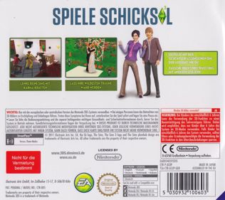 The Sims 3 - Box - Back