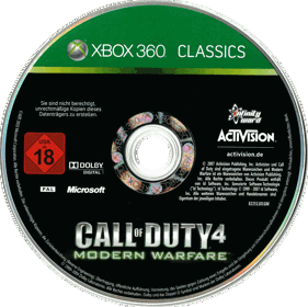Call of Duty 4: Modern Warfare - Disc