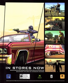 Grand Theft Auto: San Andreas - Advertisement Flyer - Front