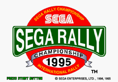 Sega Rally Championship - Screenshot - Game Title Image