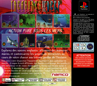 Treasures of the Deep - Box - Back