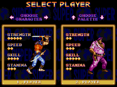 Final Fight GOLD: Super Extra - Screenshot - Game Select