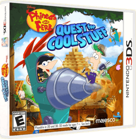 Phineas and Ferb: Quest for Cool Stuff - Box - 3D Image