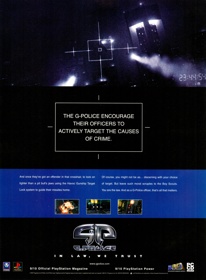 G-Police - Advertisement Flyer - Front