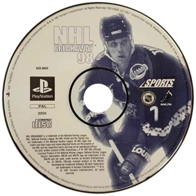 NHL Breakaway 98 - Disc Image