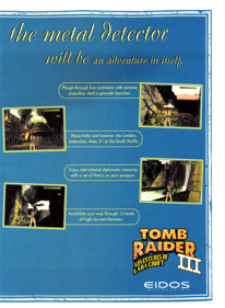 Tomb Raider III: Adventures of Lara Croft - Advertisement Flyer - Front