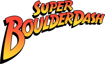 Super Boulder Dash - Clear Logo Image