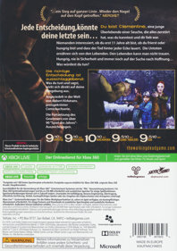 The Walking Dead: Season Two: A Telltale Games Series - Box - Back