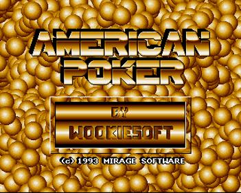 American Poker - Screenshot - Game Title