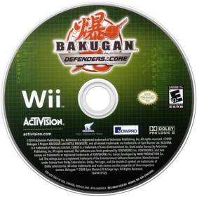 Bakugan: Defenders of the Core - Disc Image