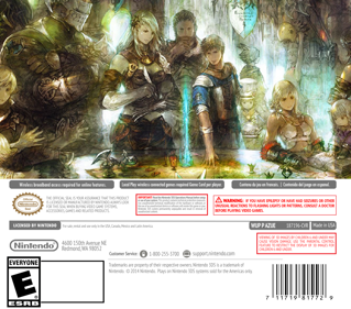 Pictlogica Final Fantasy Nearly Equal - Fanart - Box - Back