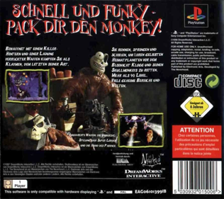 Skullmonkeys - Box - Back