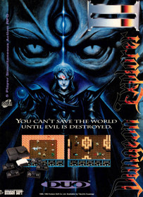 Dungeon Explorer II - Advertisement Flyer - Front