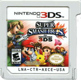 Super Smash Bros. for Nintendo 3DS - Cart - Front Image