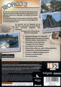 Tropico 3 - Box - Back