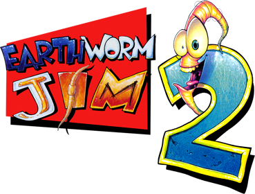 Earthworm Jim 2 - Clear Logo Image