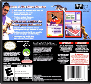 The Sims 2: Pets - Box - Back - Reconstructed