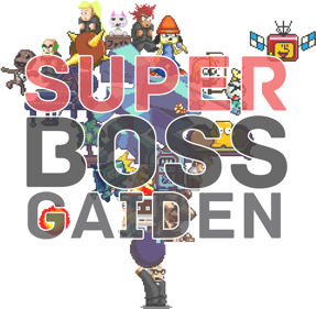 Super Boss Gaiden - Clear Logo