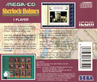Sherlock Holmes: Consulting Detective - Box - Back