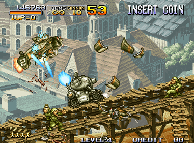 Metal Slug: Super Vehicle-001 - Screenshot - Gameplay