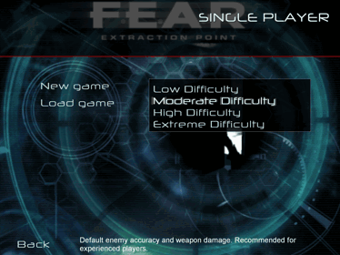 F.E.A.R.: Extraction Point - Screenshot - Game Select