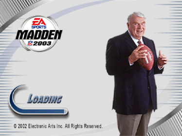 Madden NFL 2003 - Screenshot - Game Title