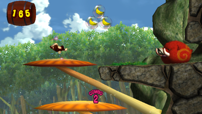 Donkey Kong: Jungle Beat - Screenshot - Gameplay
