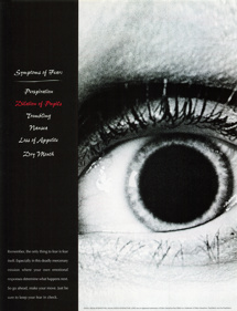 Fear Effect - Advertisement Flyer - Front