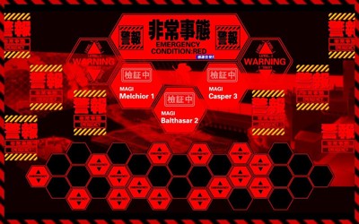 Shin Seiki Evangelion: Typing E Keikaku - Fanart - Background