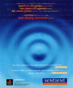 Sentient - Advertisement Flyer - Front